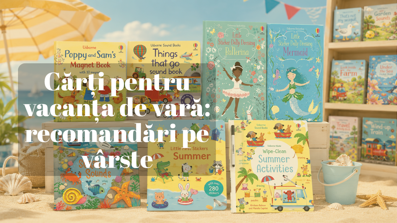Cărți pentru vacanța de vară – recomandări pe vârste