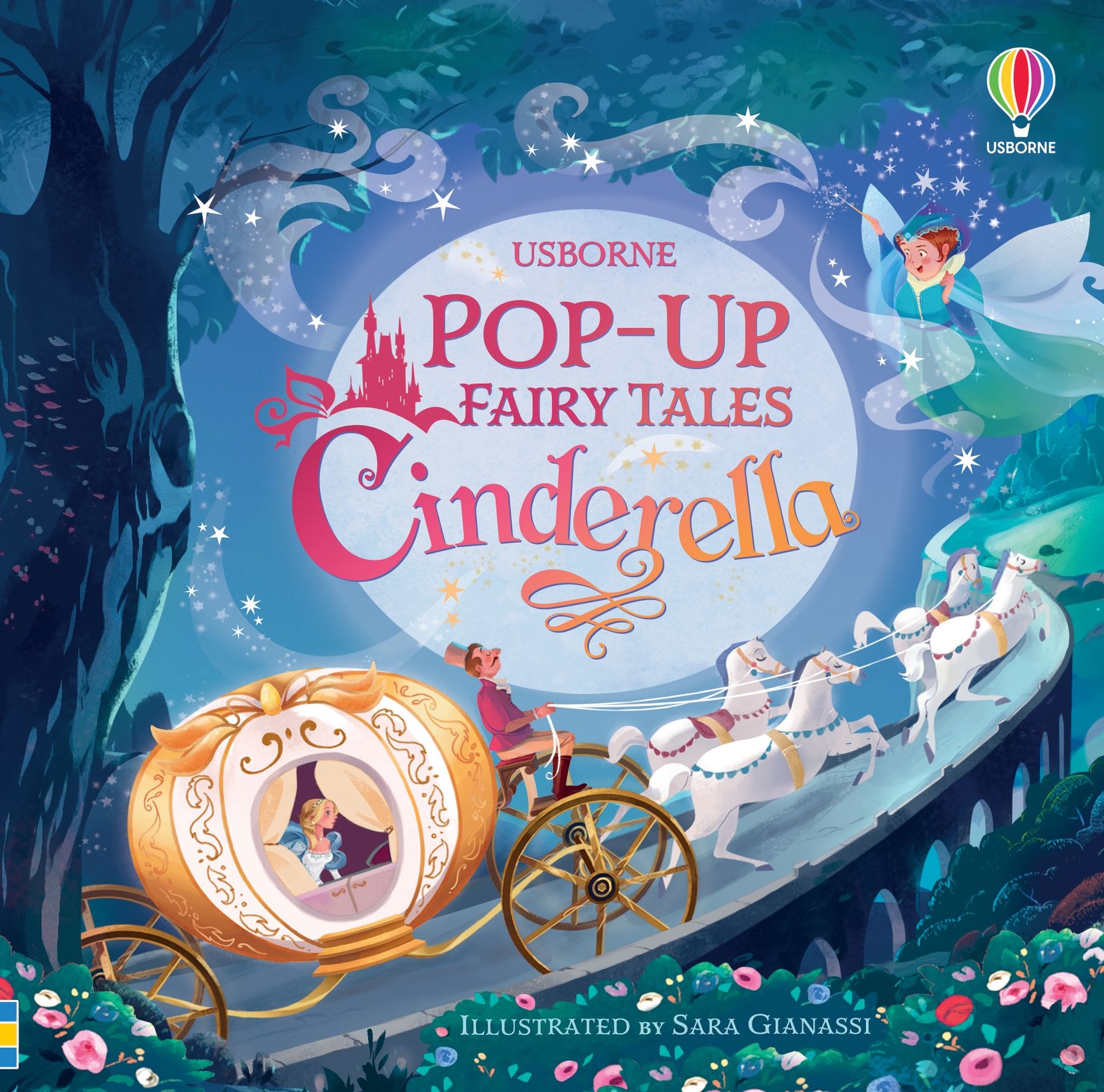 Coperta cărții „Pop-up Cinderella”, reprezentativă pentru colecția Pop-up Fairy Tales