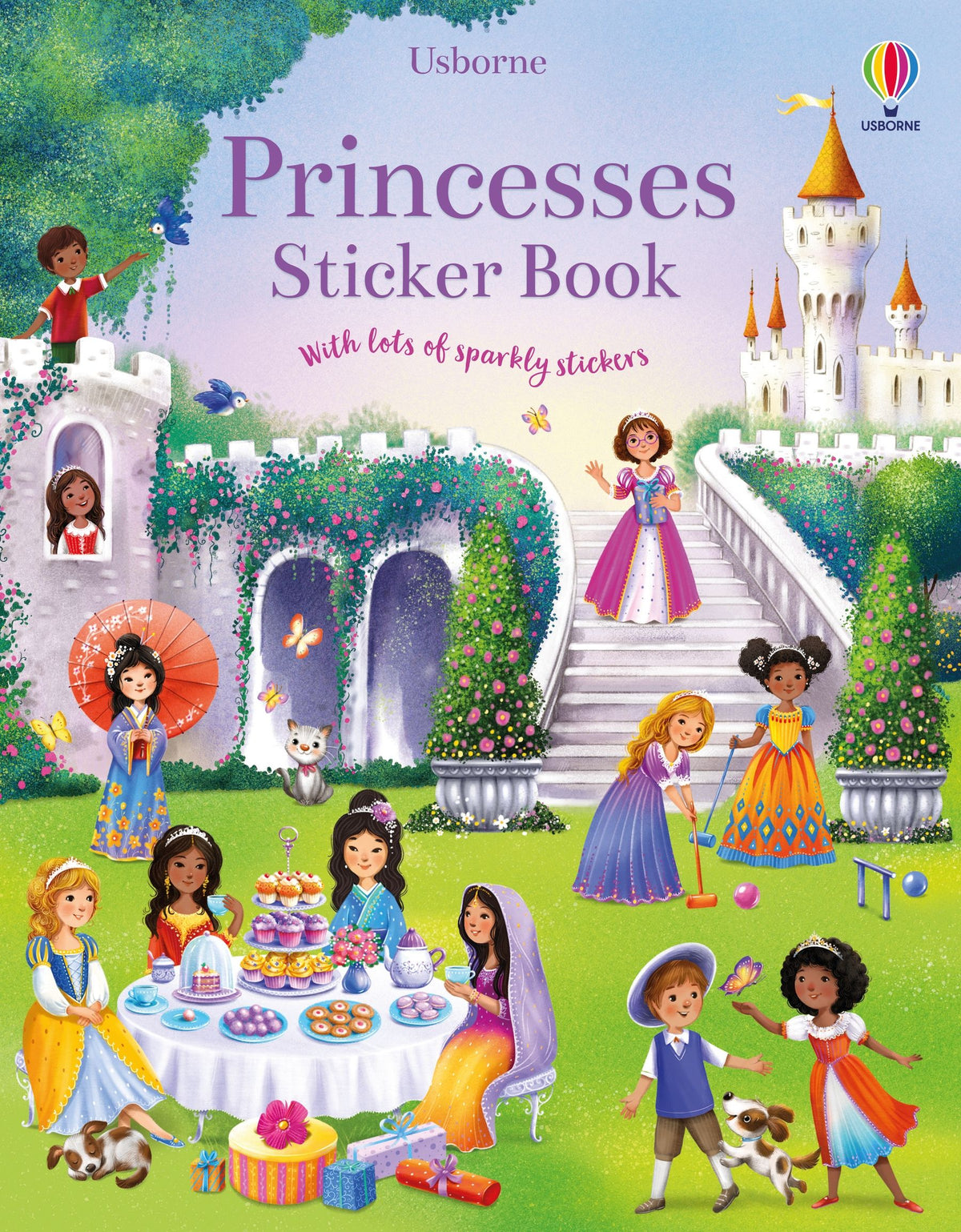 Coperta cărții „Princesses Sticker Book”, reprezentativă pentru colecția Sticker Books