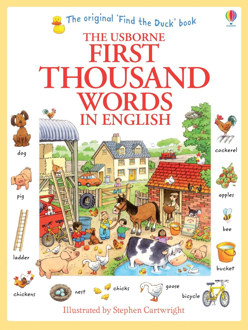Coperta cărții „First Thousand Words in English”, reprezentativă pentru colecția First Thousand Words