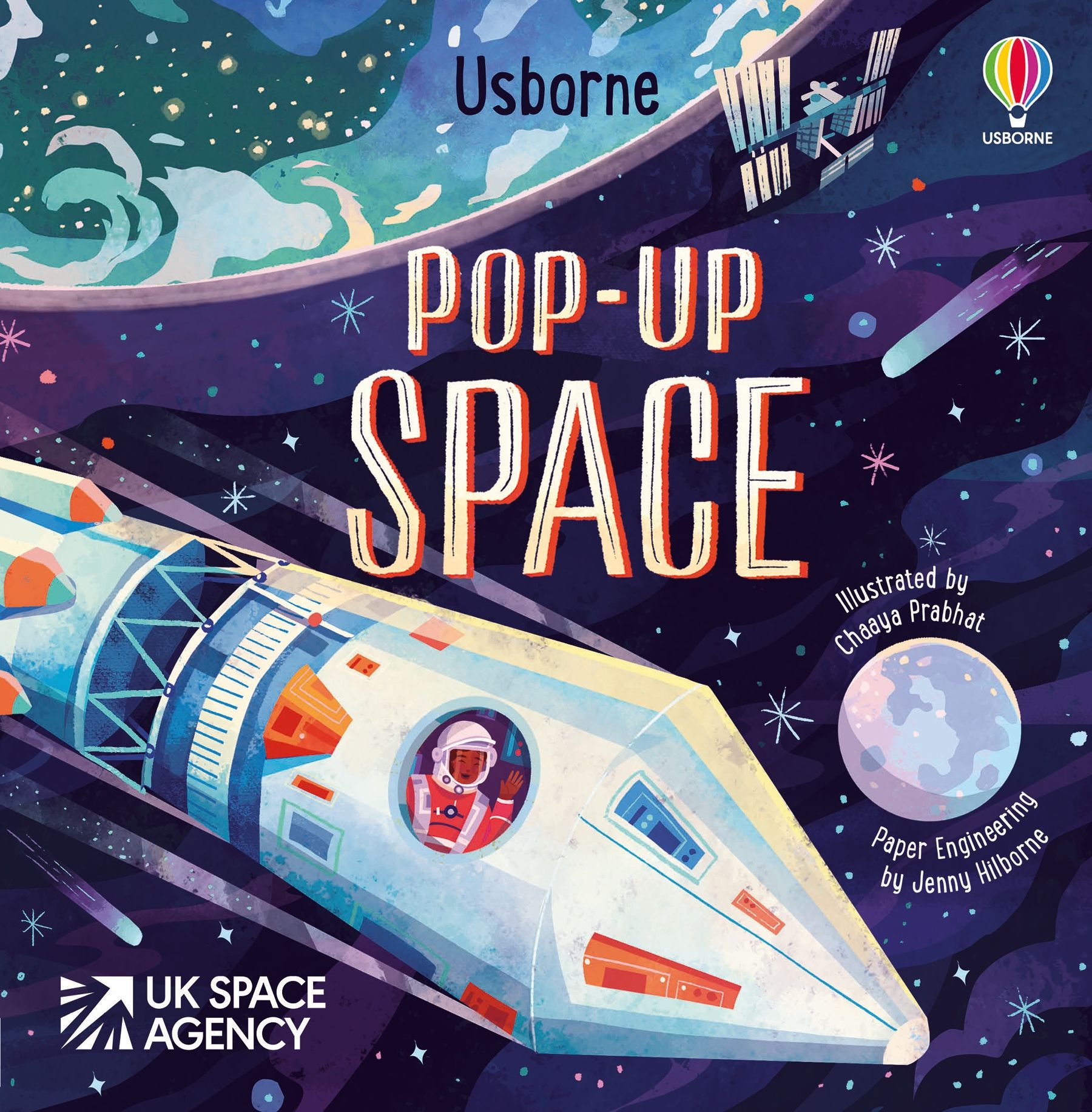 Coperta cărții „Pop-up Space”, reprezentativă pentru colecția Pop-Ups