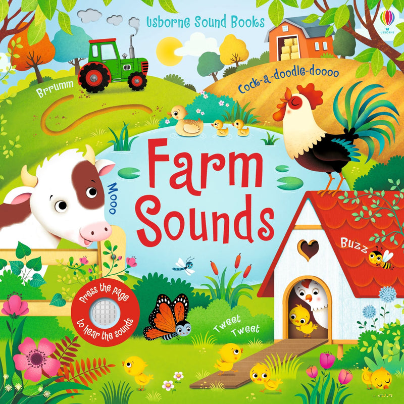 Coperta cărții „Farm Sounds”, reprezentativă pentru colecția Sound Books