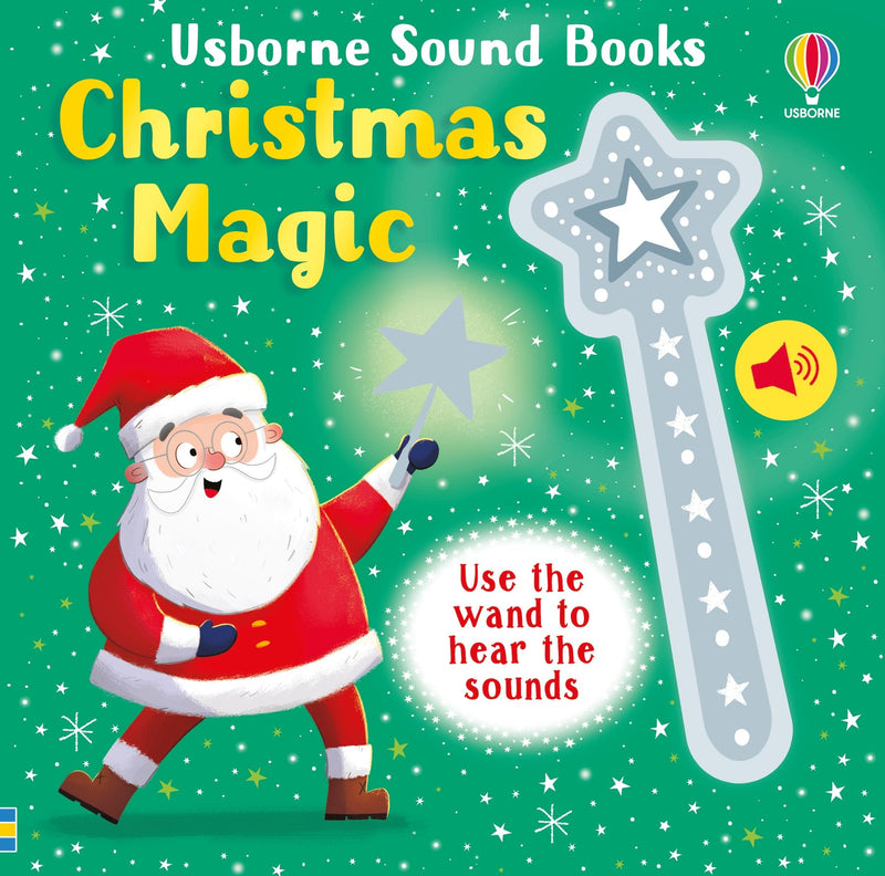 Coperta cărții „Wand Books: Christmas Magic”, reprezentativă pentru colecția Cărți cu bagheta (Wand Books)
