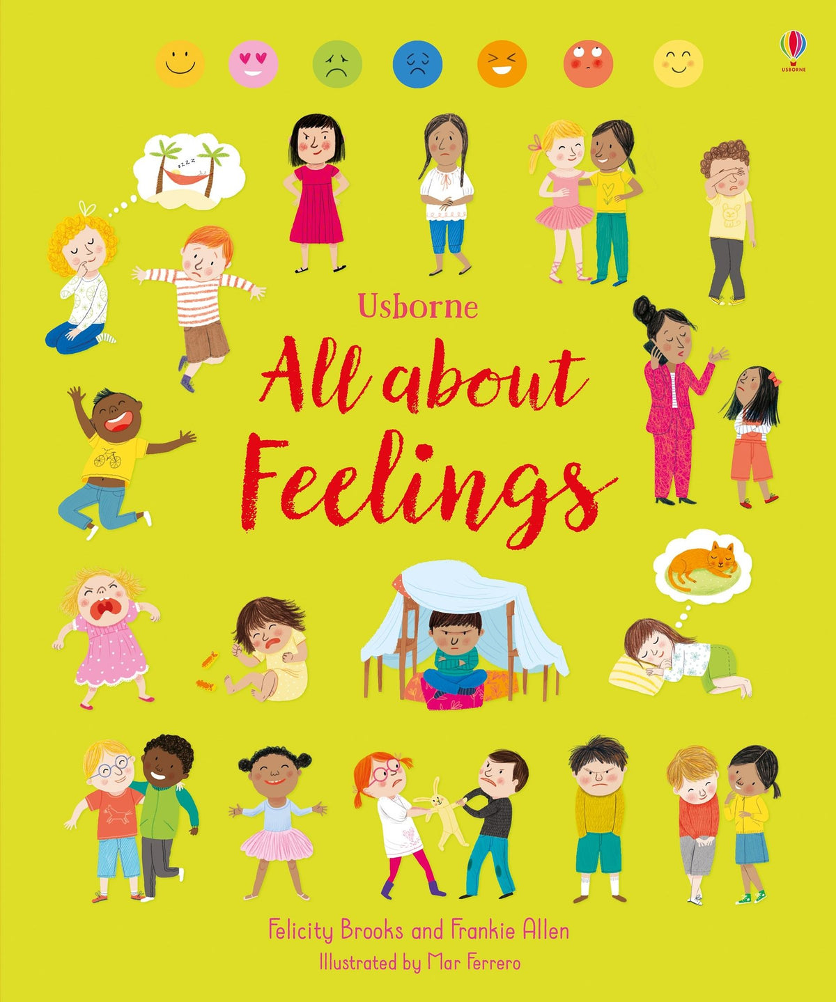 Coperta cărții „All About Feelings”, reprezentativă pentru colecția All About
