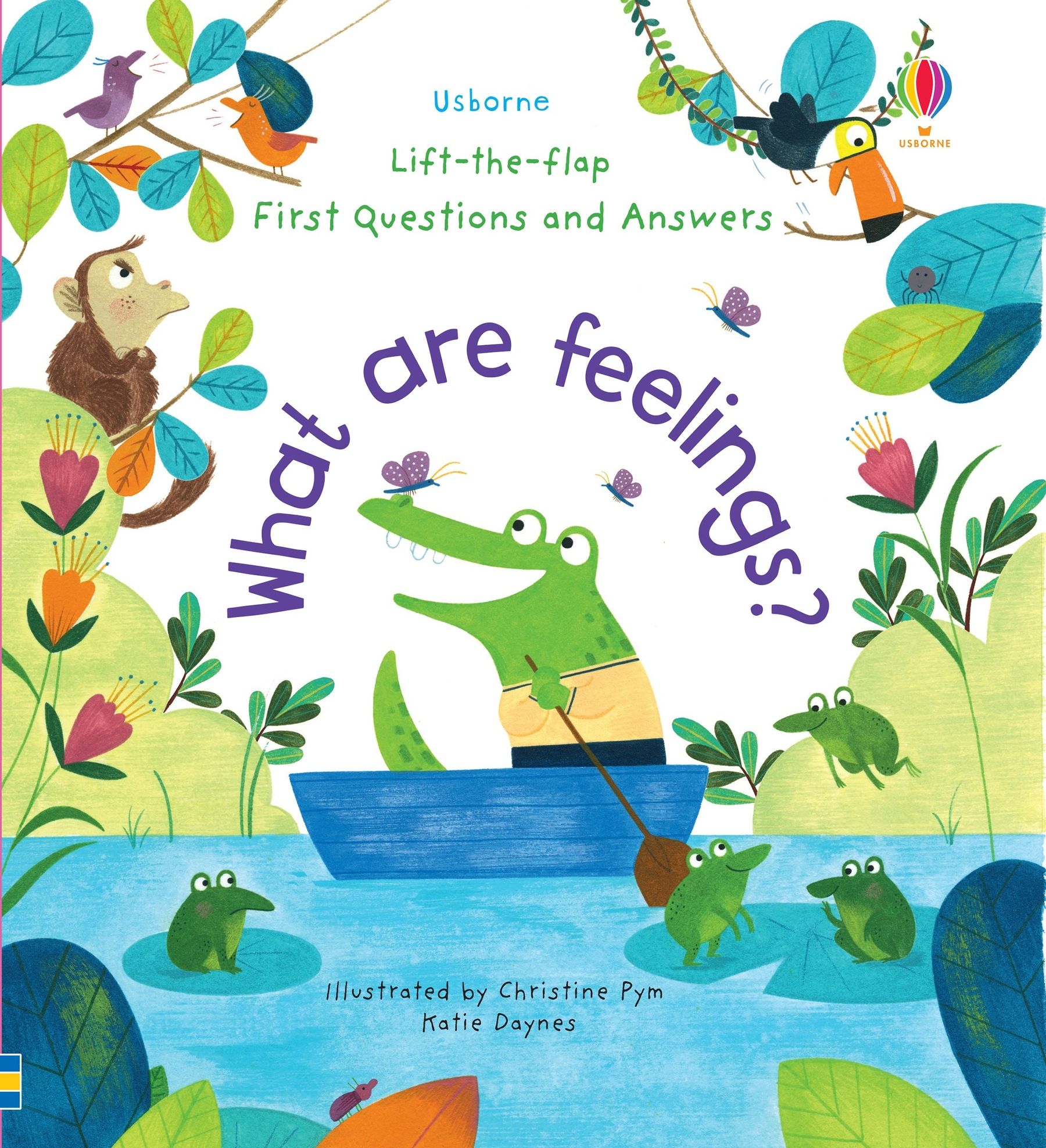 Coperta cărții „First Questions and Answers: What are Feelings?”, reprezentativă pentru colecția First Questions and Answers
