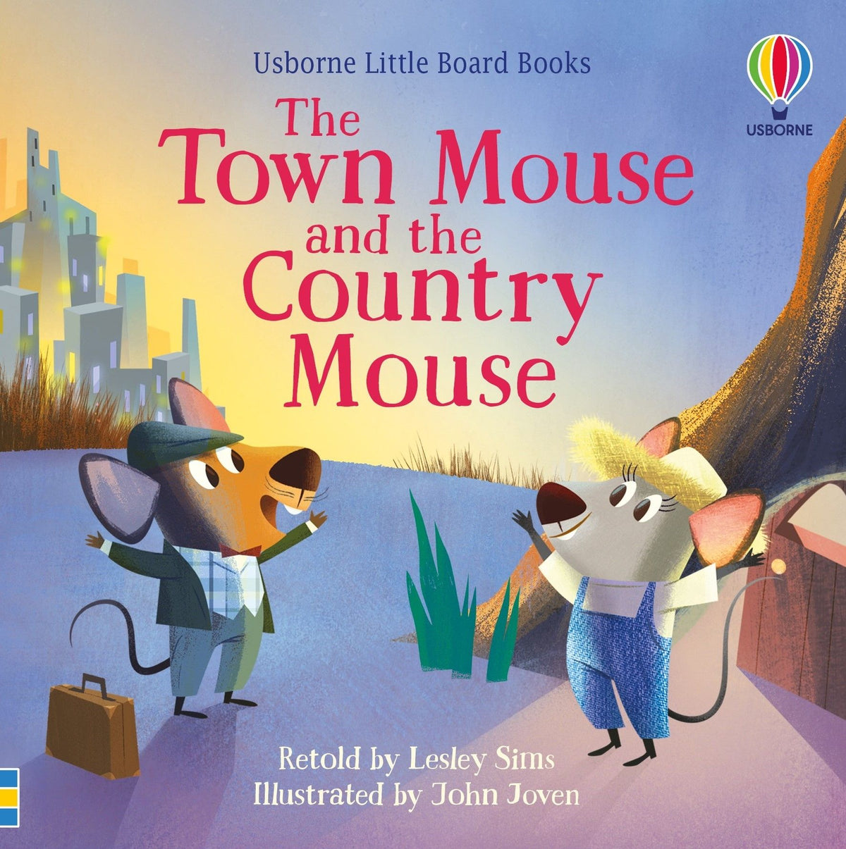 Coperta cărții „The Town Mouse and the Country Mouse”, reprezentativă pentru colecția Little Board Books