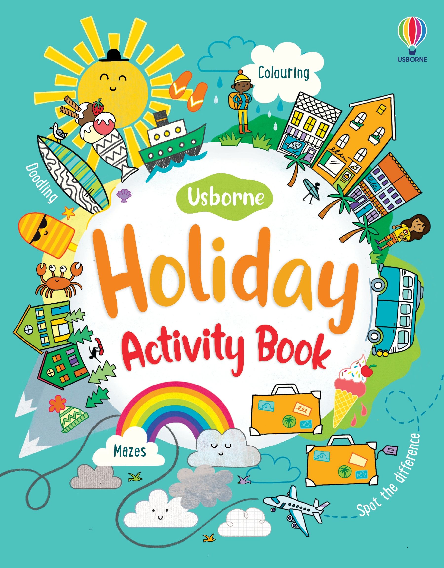 Coperta cărții „Holiday Activity Book”, reprezentativă pentru colecția Activity Books
