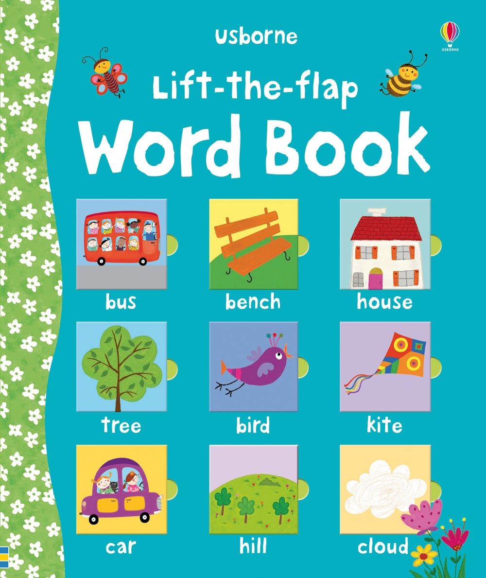 Coperta cărții „Lift-the-Flap Word Book”, reprezentativă pentru colecția Young Lift-the-flap