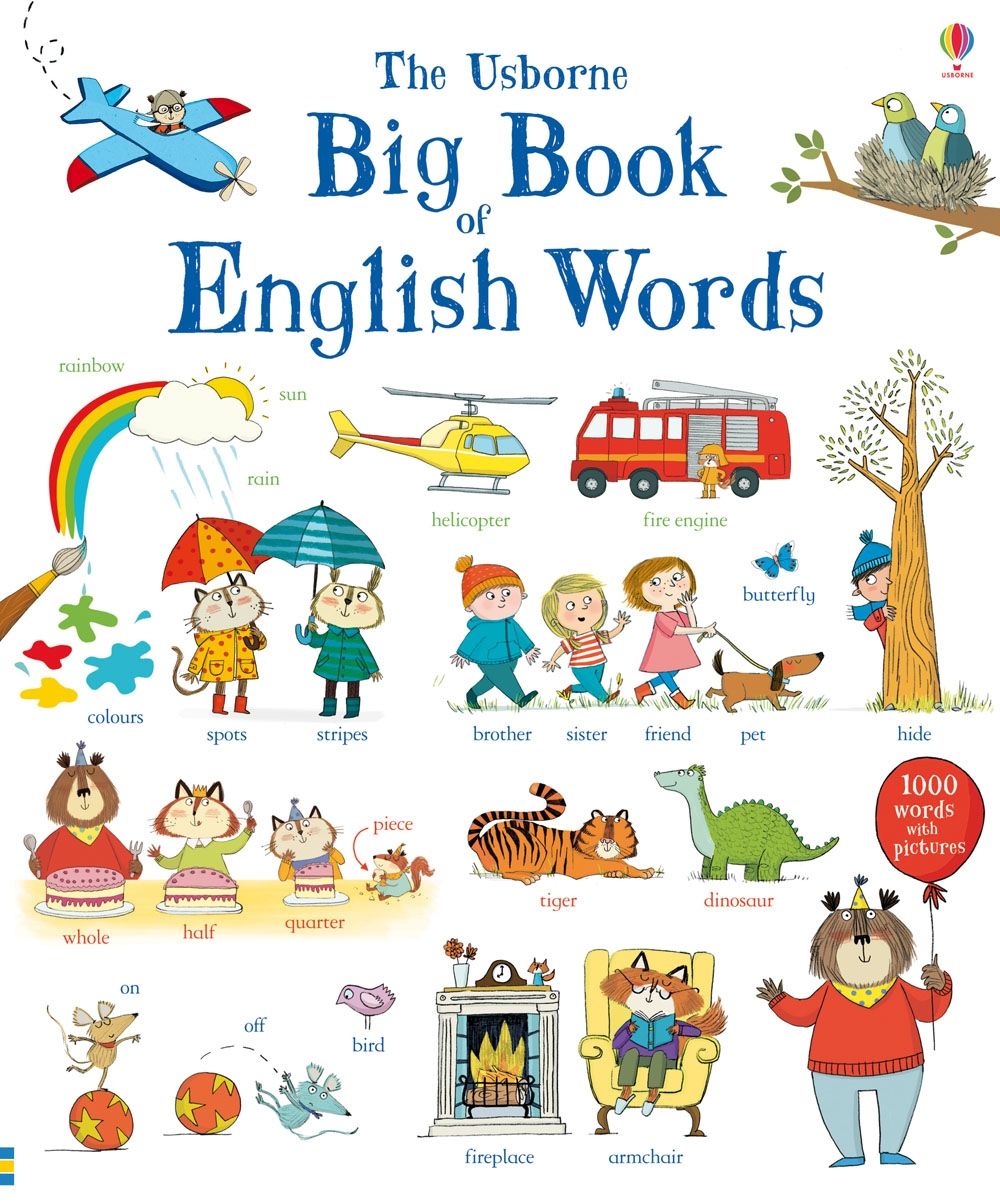 Coperta cărții „Big Book of English Words”, reprezentativă pentru colecția Big Book of Words