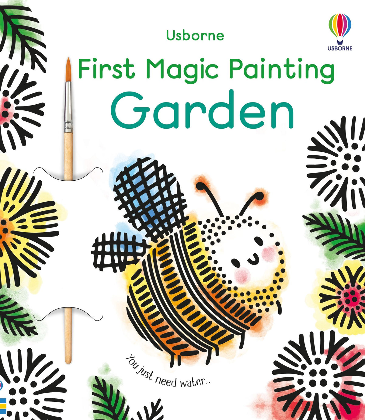 Coperta cărții „First Magic Painting Garden”, reprezentativă pentru colecția First Magic Painting