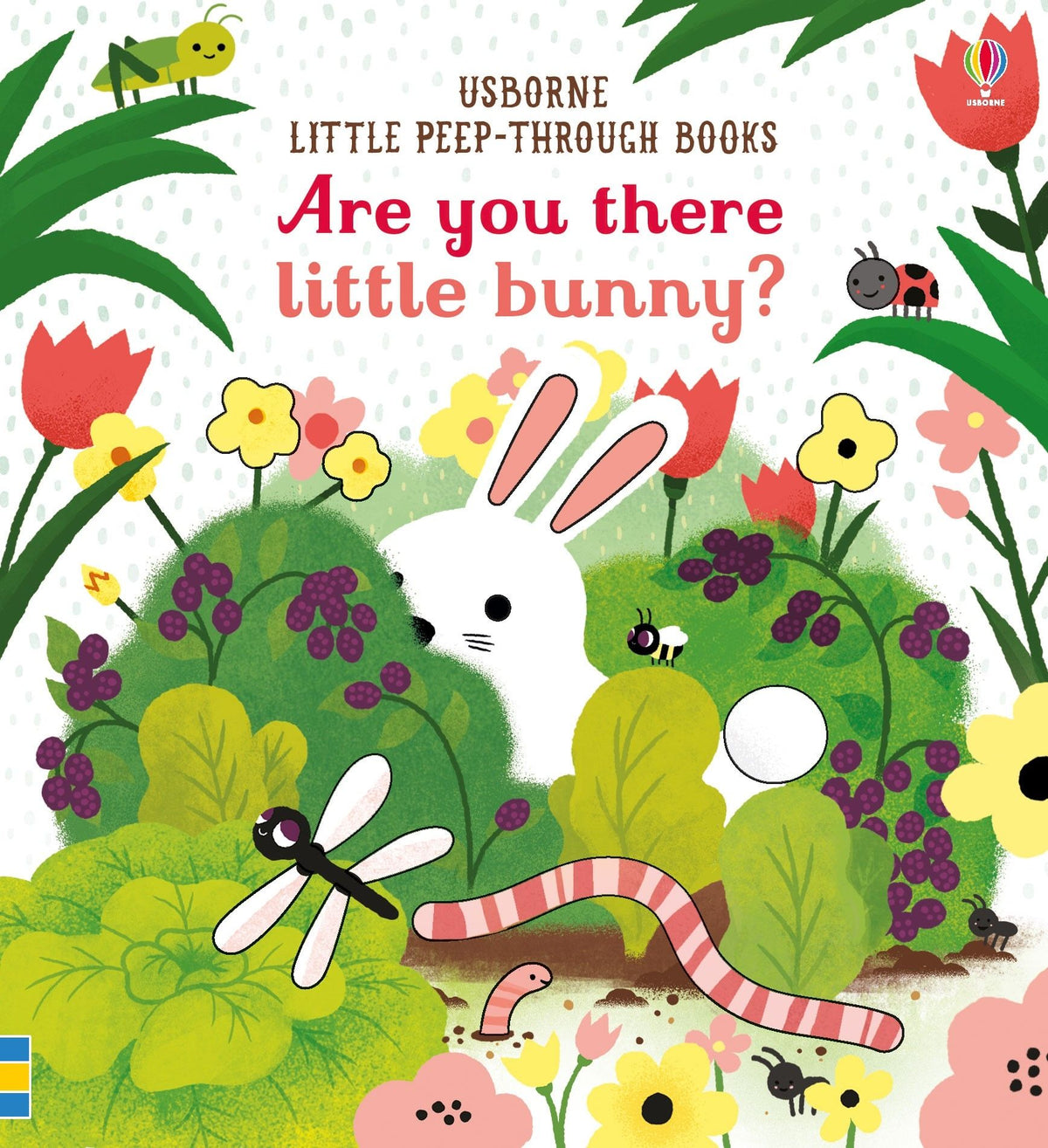 Coperta cărții „Are you there little Bunny”, reprezentativă pentru colecția Little Peek-Through Books