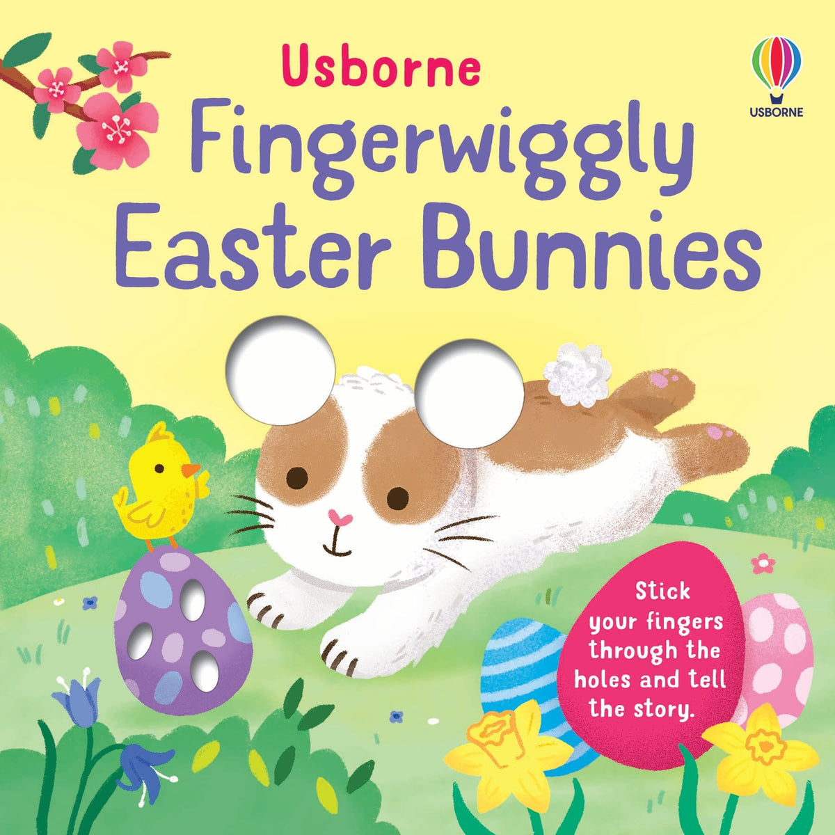 Coperta cărții „Fingerwiggly Easter Bunnies”, reprezentativă pentru colecția Fingerwigglies