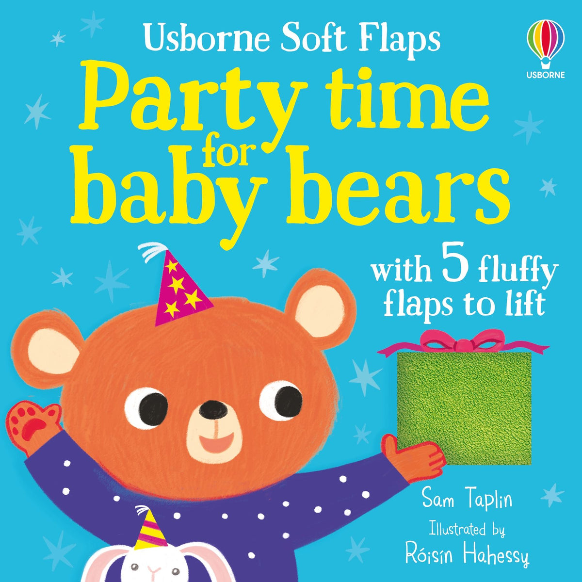 Coperta cărții „Party time for baby bears”, reprezentativă pentru colecția Soft Flap Books