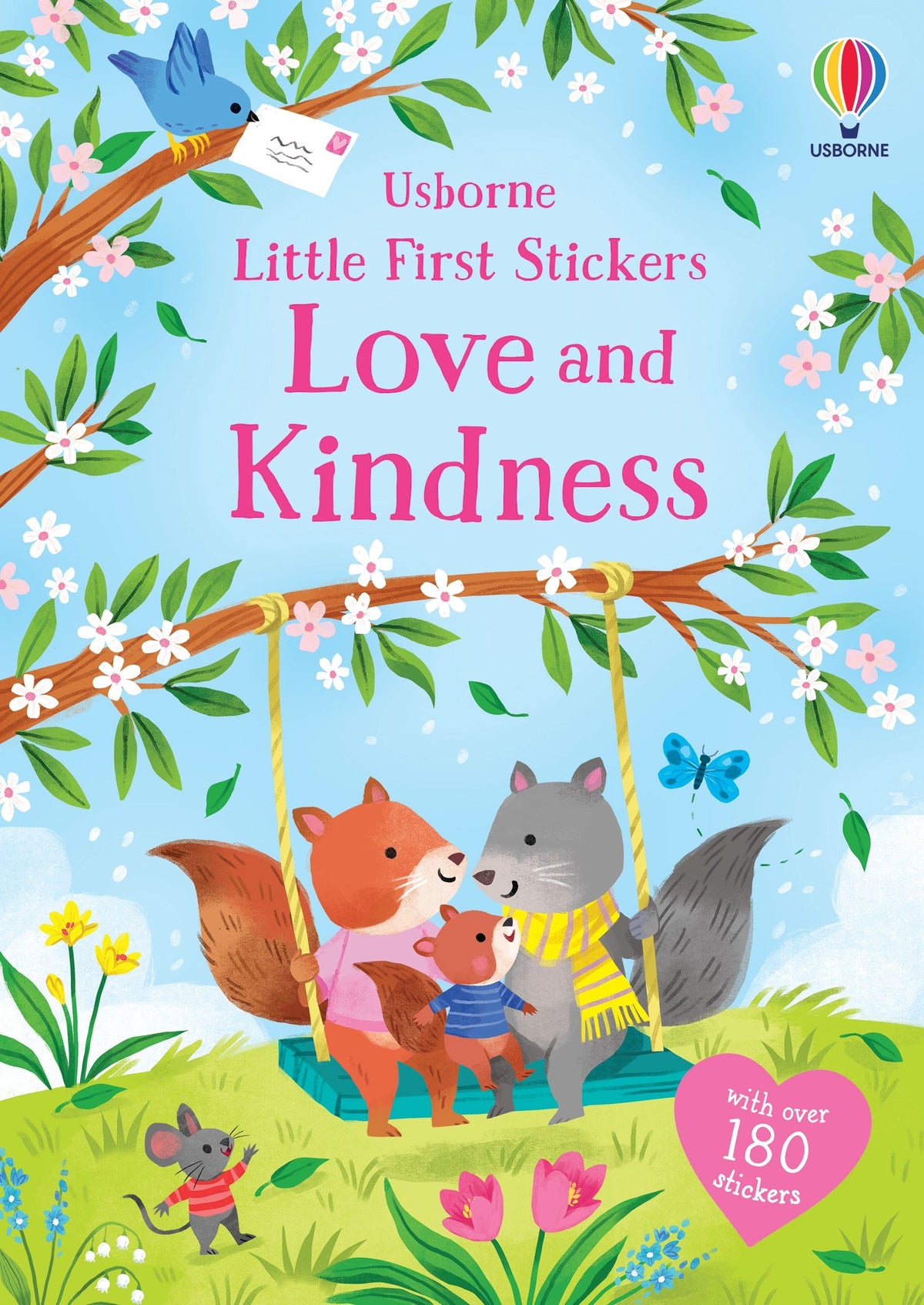 Coperta cărții „Little First Stickers Love and Kindness”, reprezentativă pentru colecția Little Acorn Village