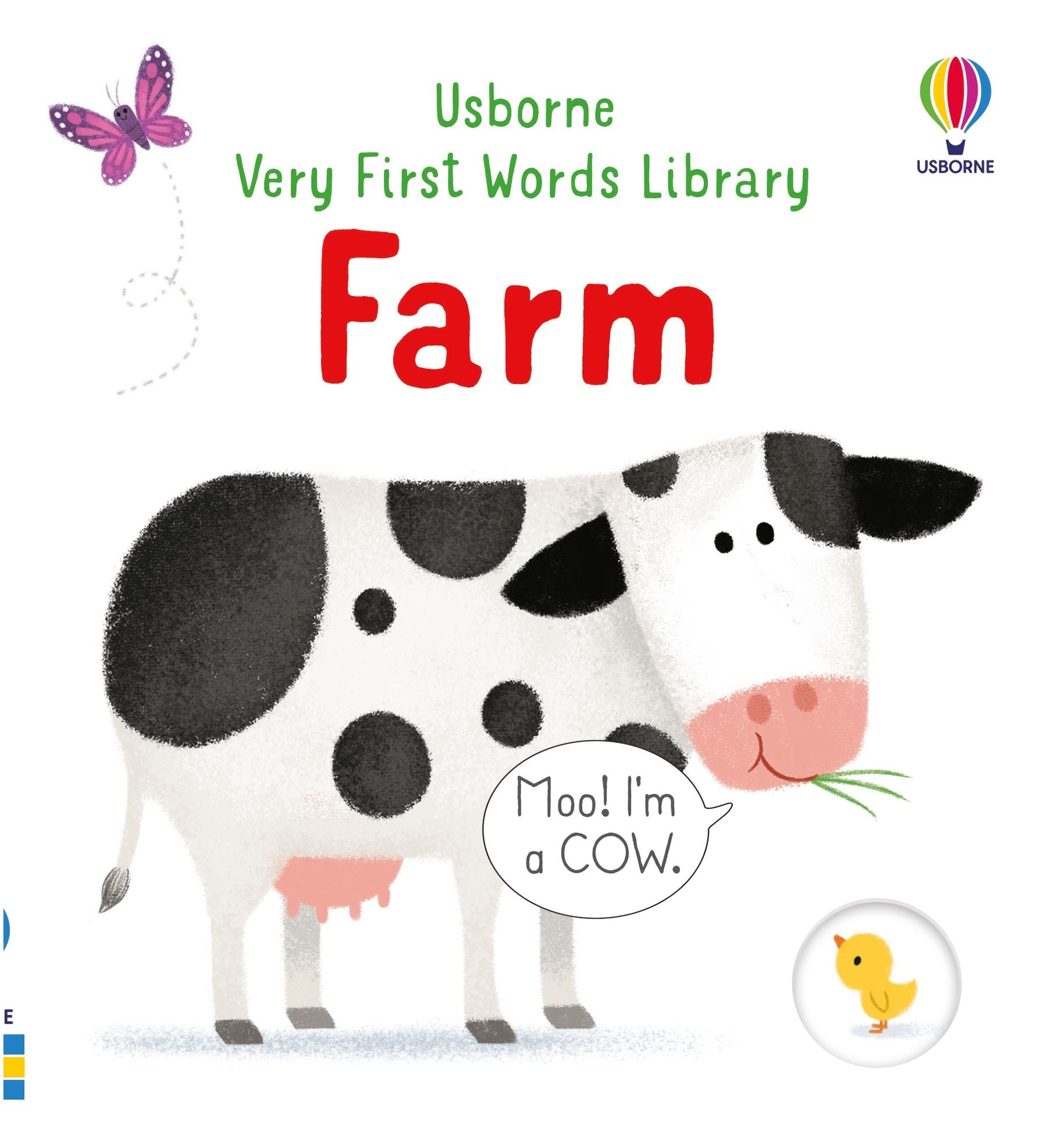 Coperta cărții „Farm”, reprezentativă pentru colecția Very First Words Library