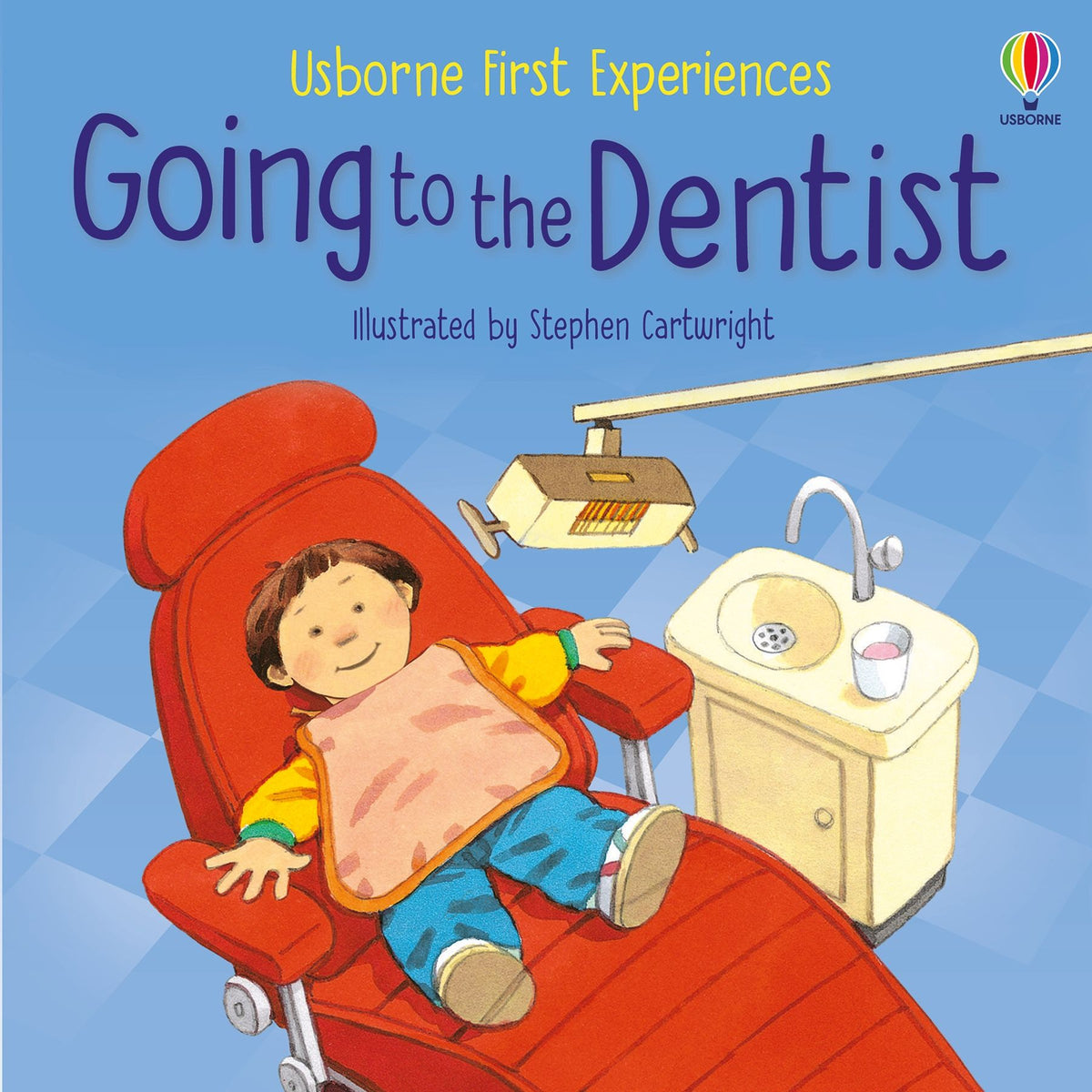 Coperta cărții „Going to the Dentist”, reprezentativă pentru colecția First Experiences