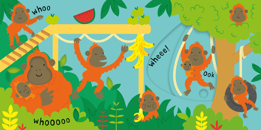 Usborne – Slide and See Zoo – Carte pentru copii 6+ luni – carte pentru copii Usborne, pagini interior ilustrate
