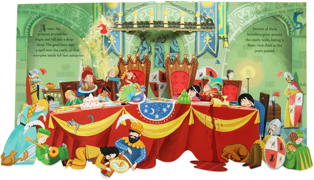 Usborne – Pop-up Sleeping Beauty – Carte pentru copii 3+ ani – carte pentru copii Usborne, detalii conținut