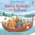 Usborne – The Animal Orchestra Plays Beethoven – Carte pentru copii 6+ luni – carte pentru copii Usborne, copertă