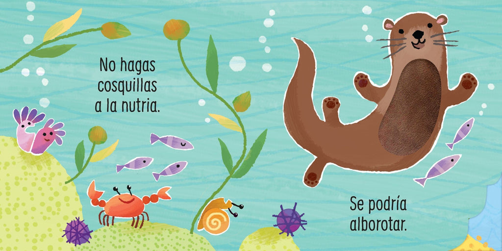 Usborne – Don't Tickle the Dolphin! – Carte cu sunete pentru copii 6+ luni – carte pentru copii Usborne, preview pagini