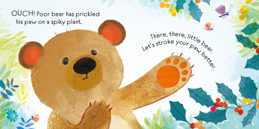Usborne – There There Little Bear – Carte pentru copii 6+ luni – carte pentru copii Usborne, pagini interior ilustrate