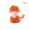 Ghem Alize Puffy 06, portocaliu intens, fir cu bucle de 100 g