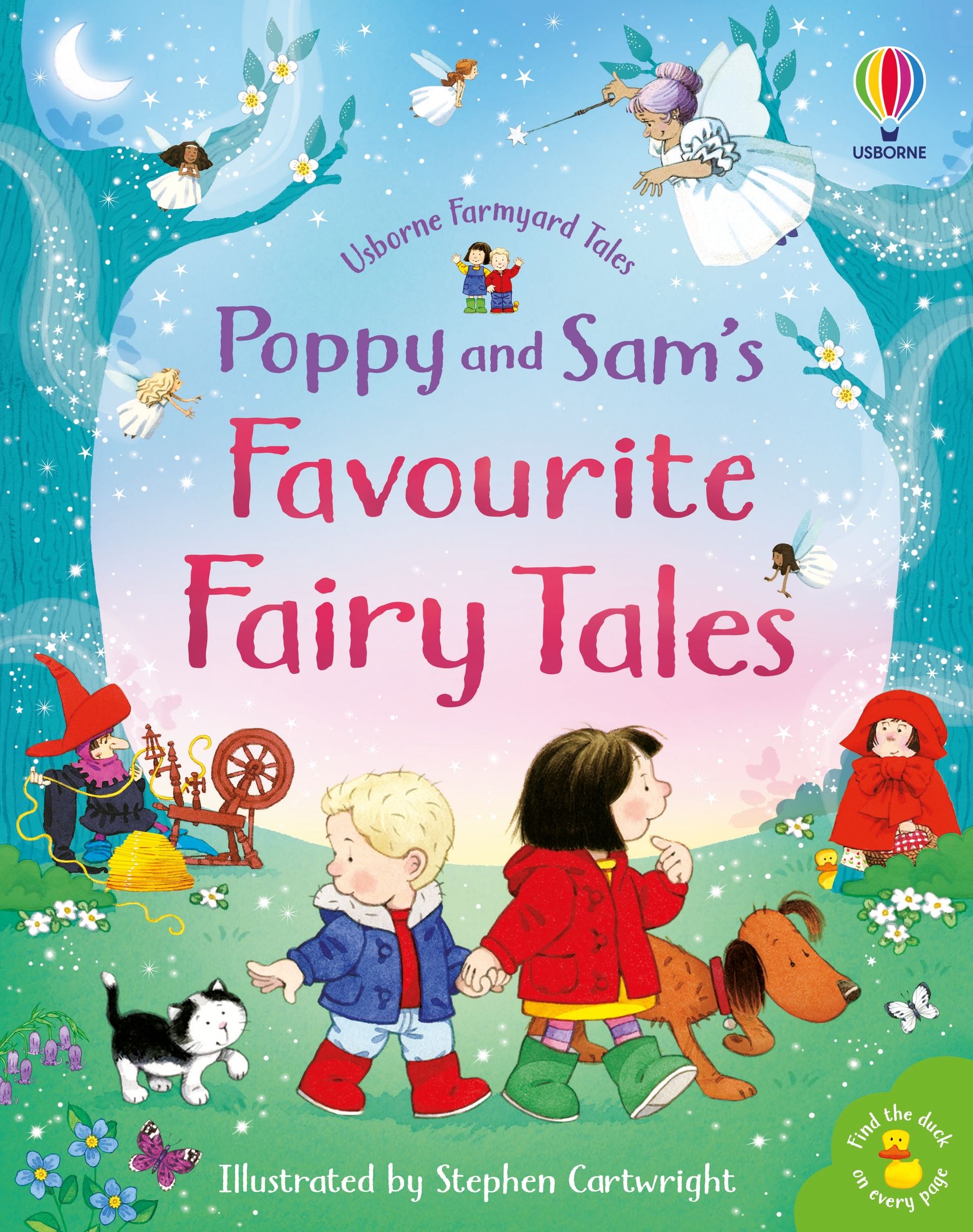 Usborne – Poppy and Sam's Favourite Fairy Tales – Carte pentru copii 2+ ani – carte pentru copii Usborne, copertă