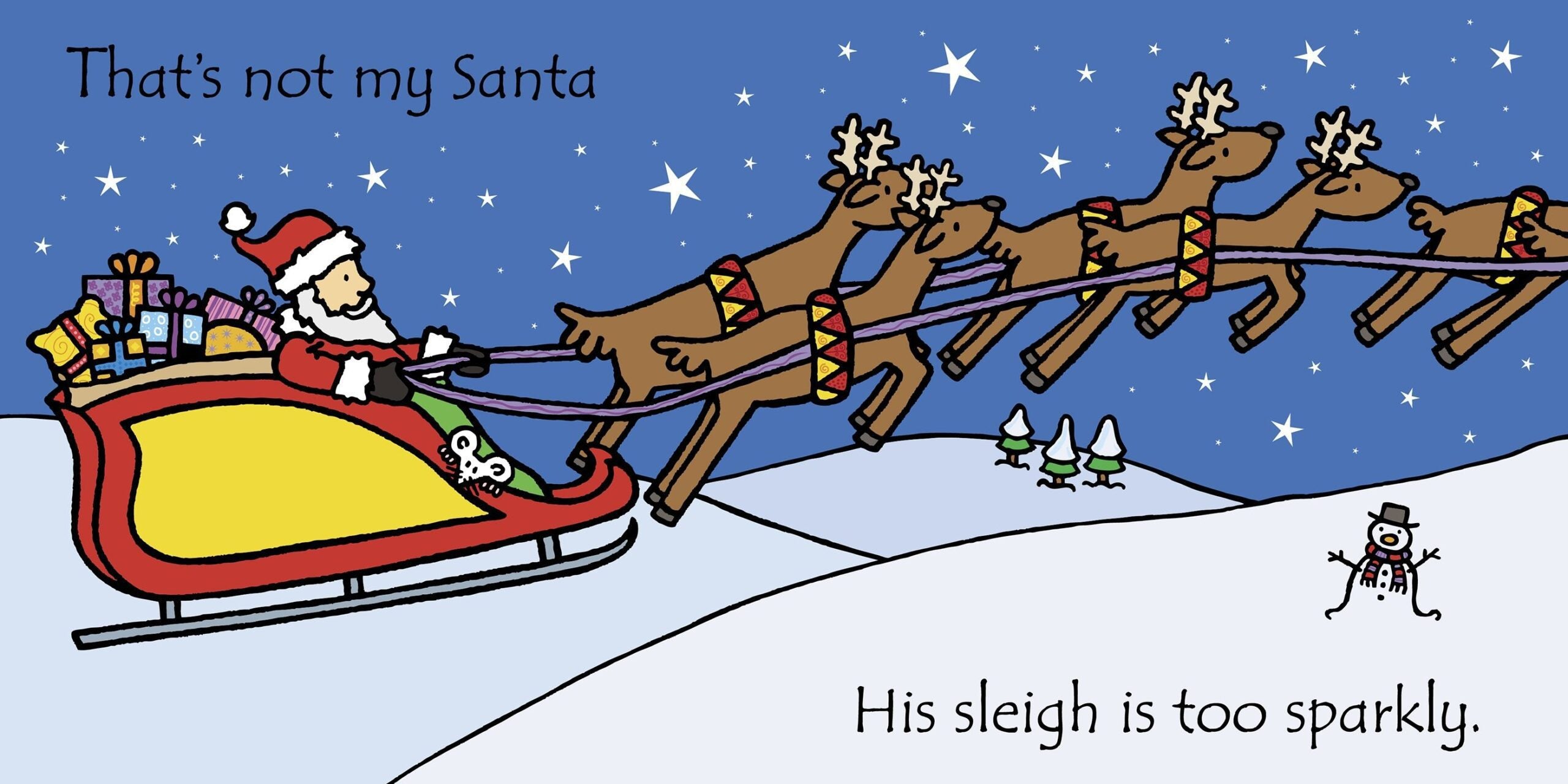Usborne – That's not my Santa… – Carte pentru copii 3+ luni – carte pentru copii Usborne, pagini interior ilustrate
