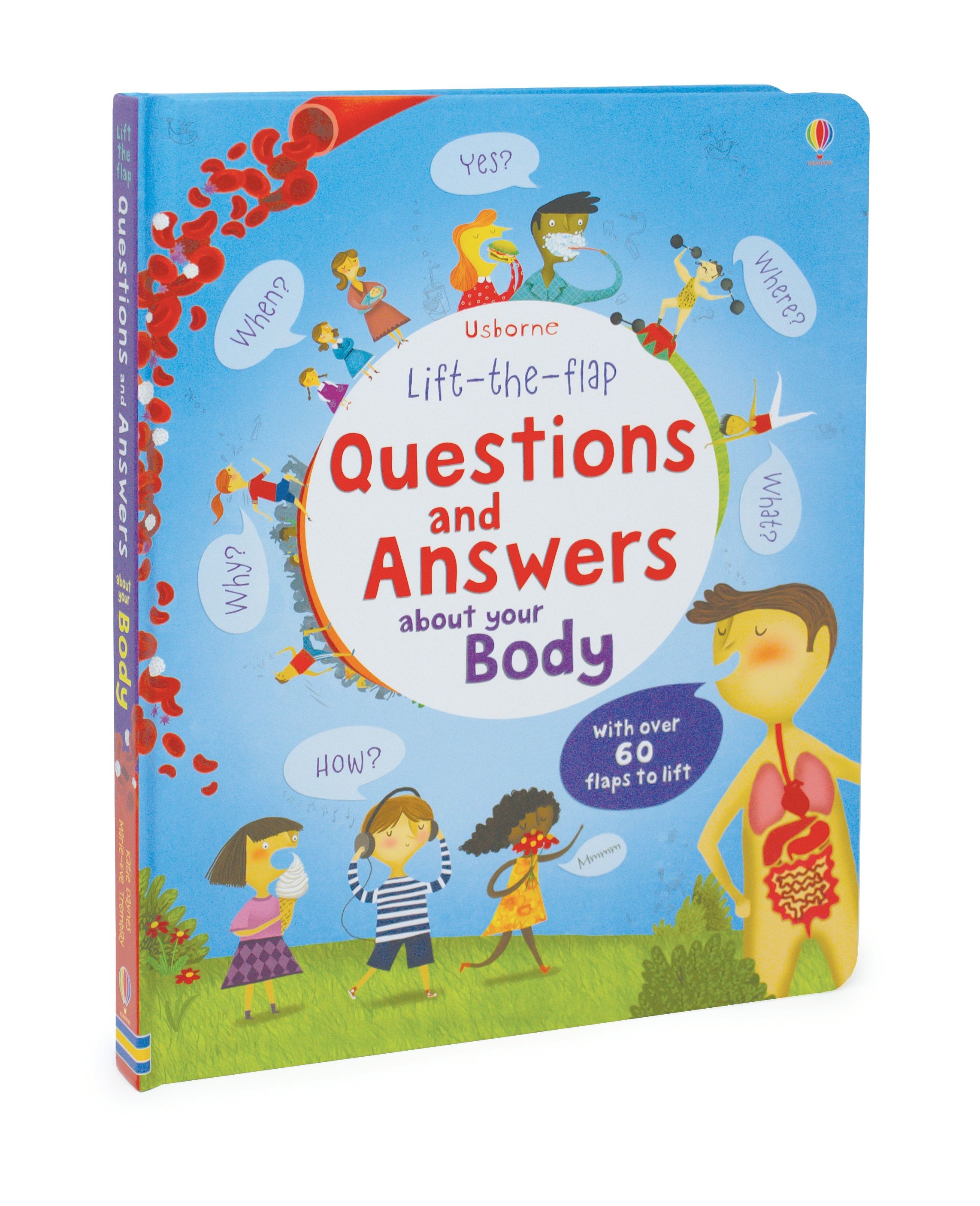 Usborne – Lift-the-flap Questions and Answers about your Body – Carte cu clapete pentru copii 4+ ani – carte pentru copii Usborne, preview pagini