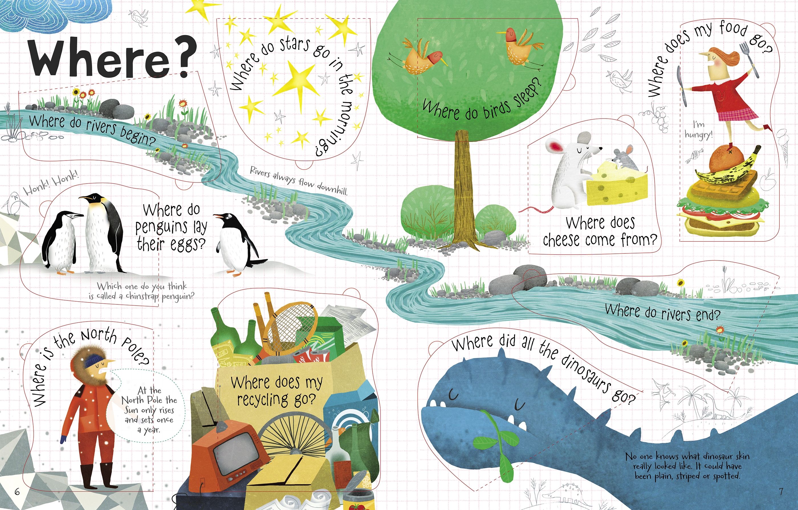 Usborne – Lift-the-flap Questions and Answers – Carte cu clapete pentru copii 5+ ani – carte pentru copii Usborne, preview pagini