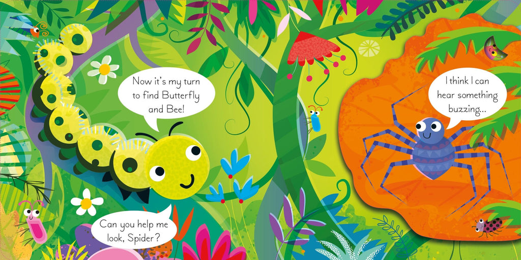 Usborne – Play Hide and Seek with Bee – Carte pentru copii 12+ luni – carte pentru copii Usborne, preview pagini