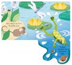 Usborne – Little Lift and Look Garden – Carte pentru copii 10+ luni – carte pentru copii Usborne, detalii conținut cu clapete