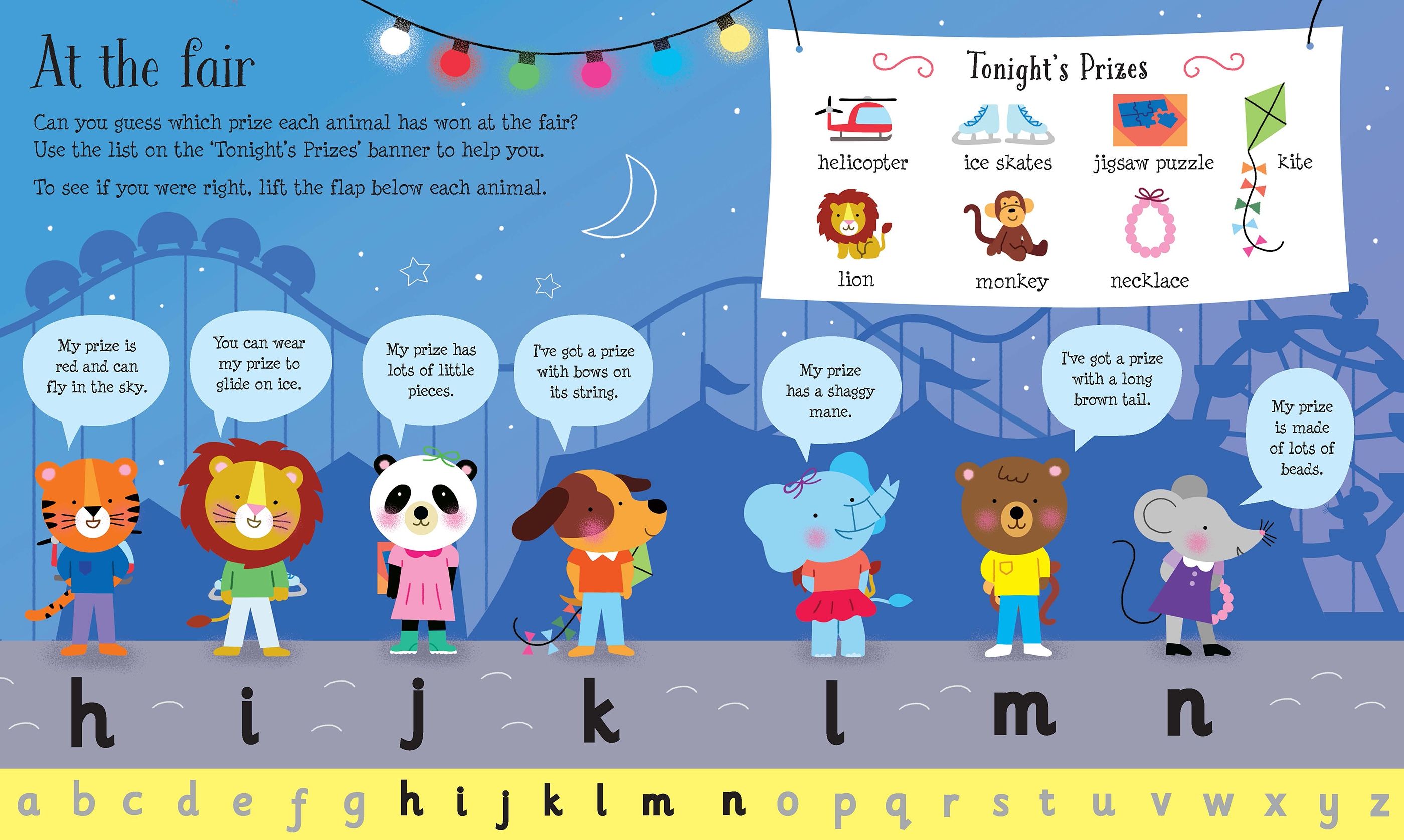 Usborne – Lift-the-Flap abc – Carte cu sunete pentru copii 3+ ani – carte pentru copii Usborne, preview pagini