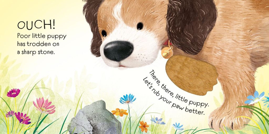 Usborne – There There Little Puppy – Carte pentru copii 6+ luni – carte pentru copii Usborne, detalii conținut