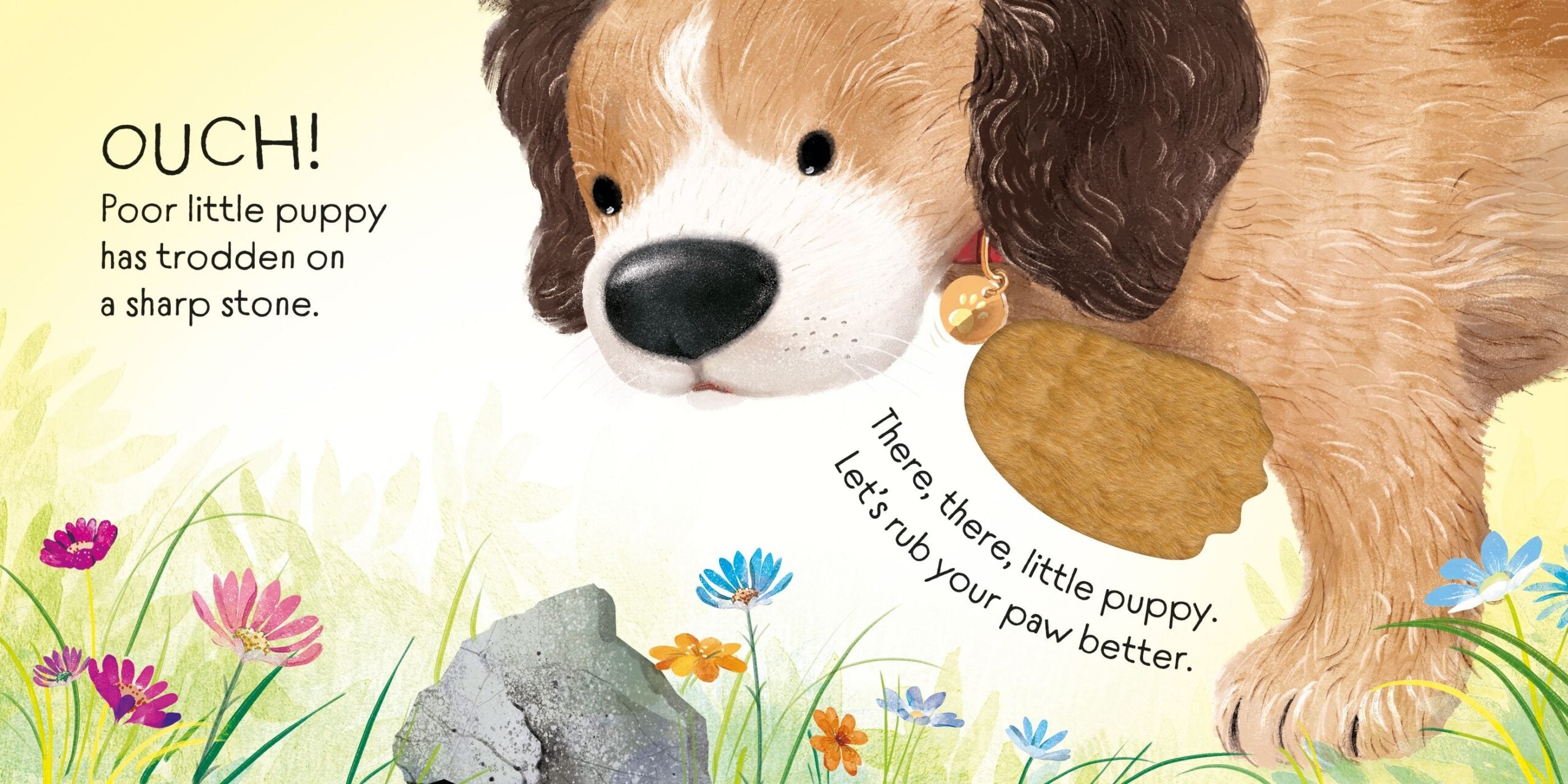 Usborne – There There Little Puppy – Carte pentru copii 6+ luni – carte pentru copii Usborne, detalii conținut