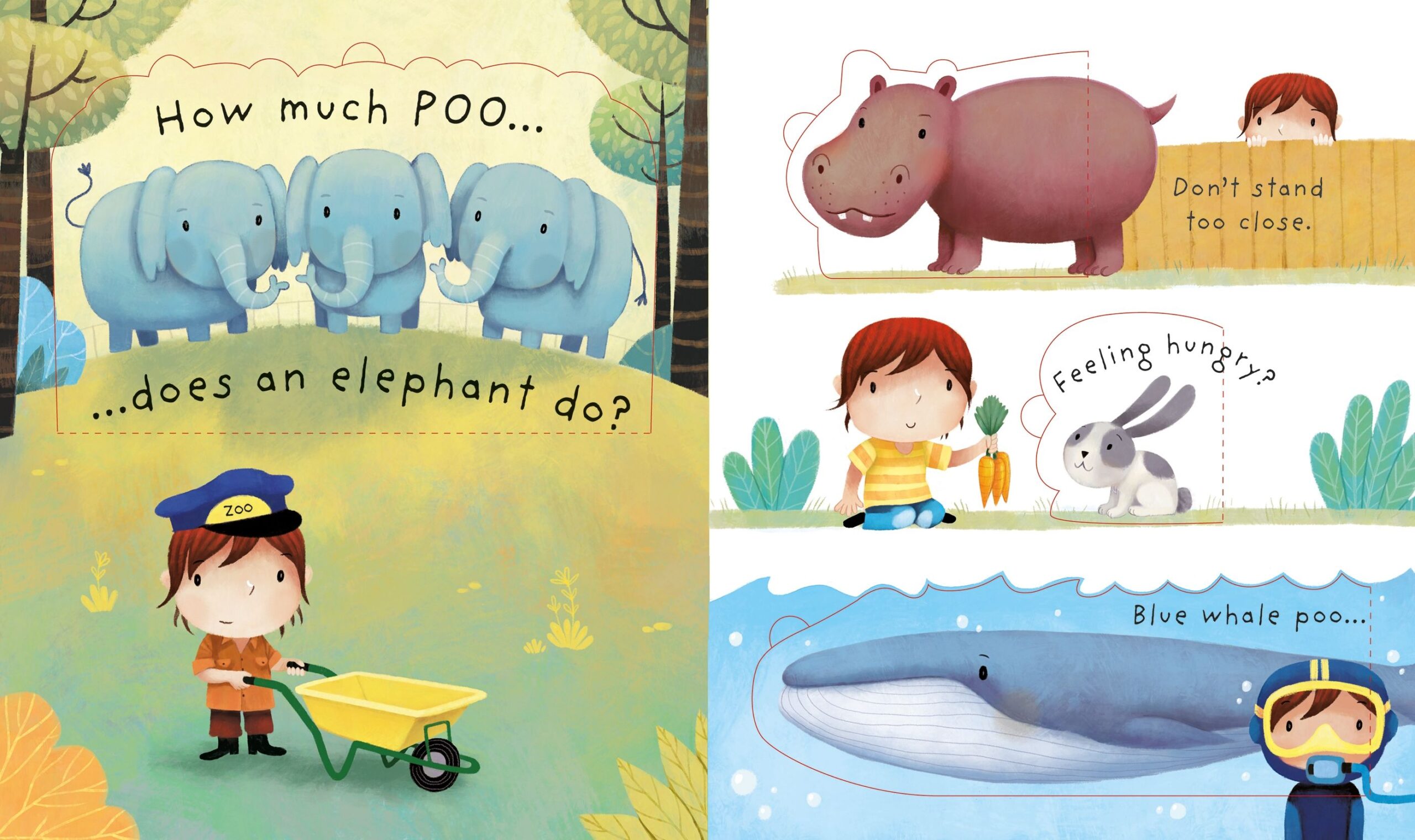 Usborne – Very First Questions and Answers What is poo? – Carte pentru copii 3+ ani – carte pentru copii Usborne, detalii conținut