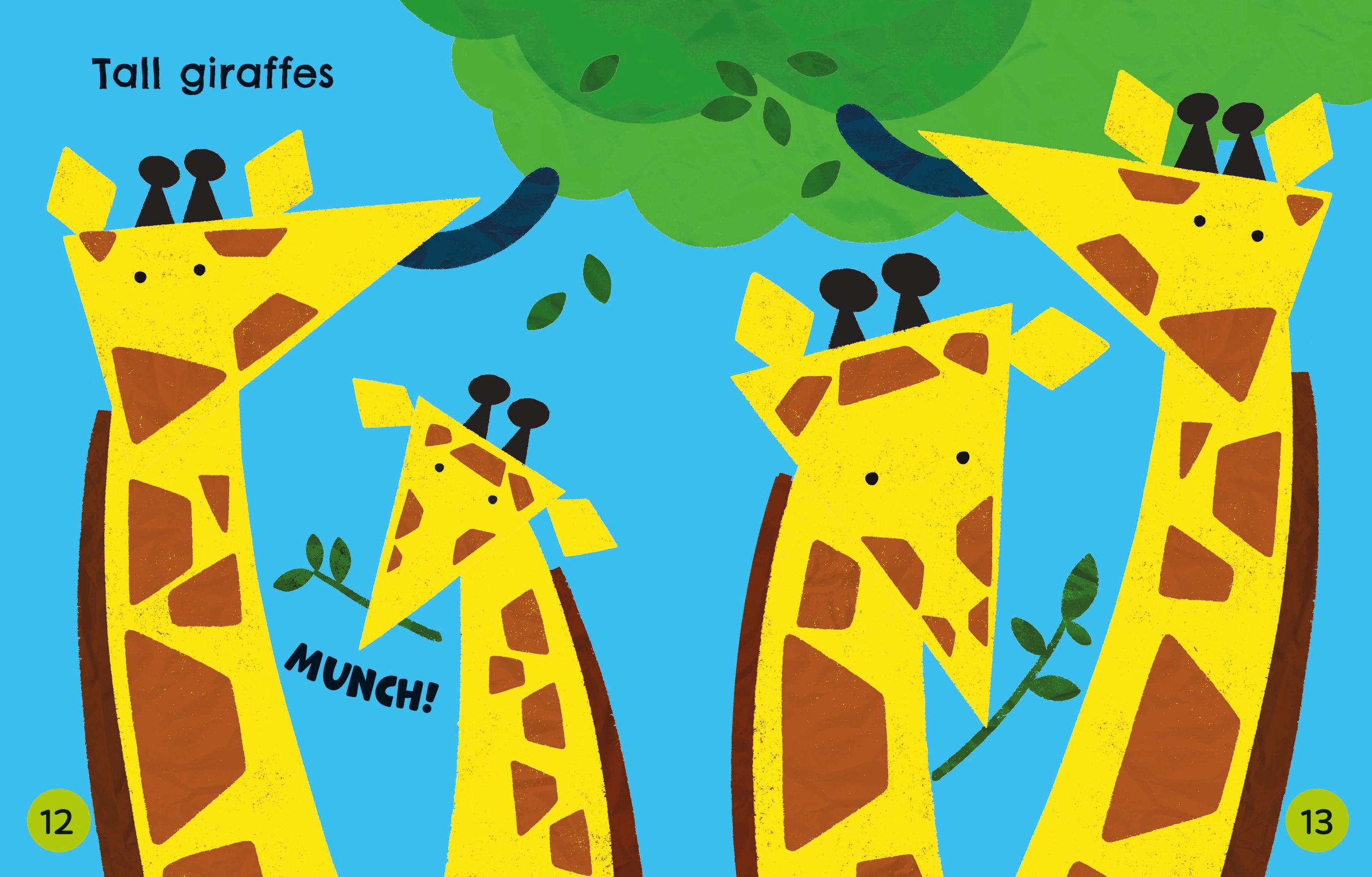 Usborne – Cut and Stick Animals – Carte pentru copii 3+ ani – carte pentru copii Usborne, detalii conținut
