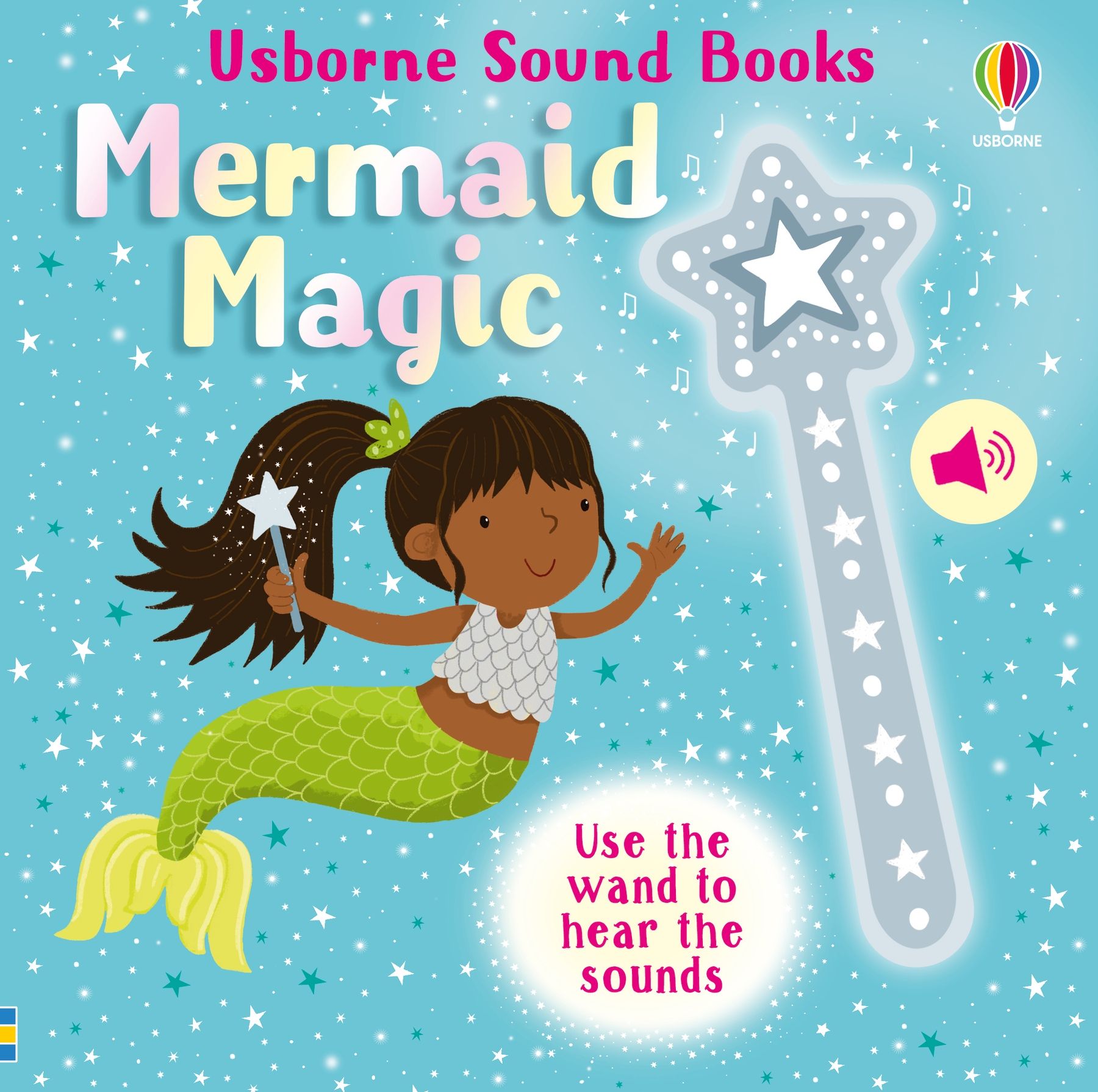 Usborne – Wand Books: Mermaid Magic – Carte cu sunete pentru copii 3+ ani – carte pentru copii Usborne, copertă