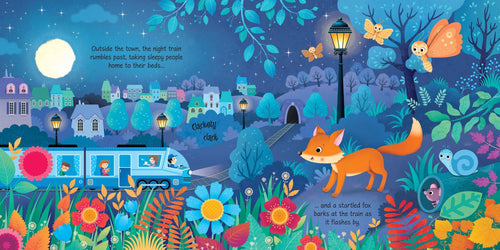 Detaliu din cartea „Night Sounds”, Usborne – imaginea 2
