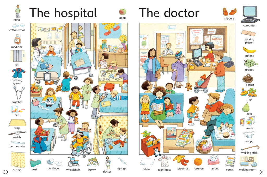 Usborne – First Thousand Words in English – Carte pentru copii 5+ ani – carte pentru copii Usborne, preview pagini