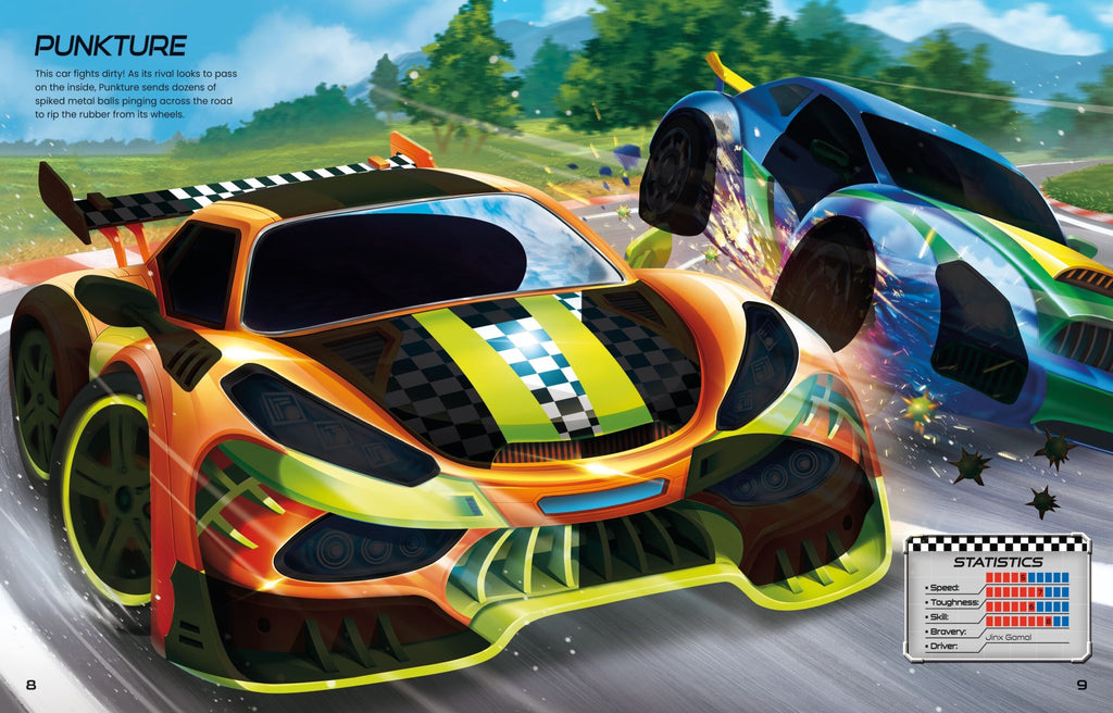 Usborne – Build Your Own Supercars Sticker Book – Carte cu stickere pentru copii 5+ ani – carte pentru copii Usborne, preview pagini