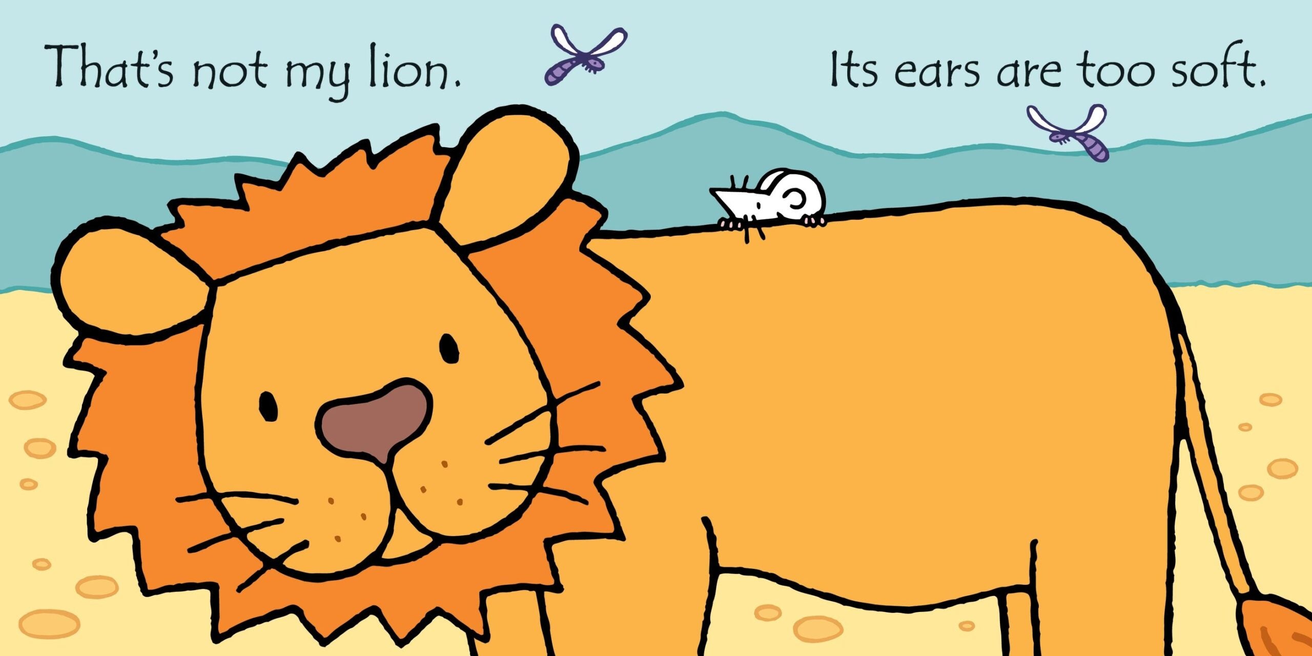 Usborne – That's not my lion... – Carte pentru copii 3+ luni – carte pentru copii Usborne, pagini interior ilustrate