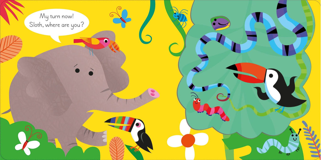 Usborne – Play Hide and Seek with Tiger – Carte pentru copii 12+ luni – carte pentru copii Usborne, preview pagini