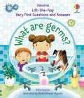 Usborne – Very First Questions and Answers What are Germs? – Carte cu clapete pentru copii 3+ ani – carte pentru copii Usborne, copertă