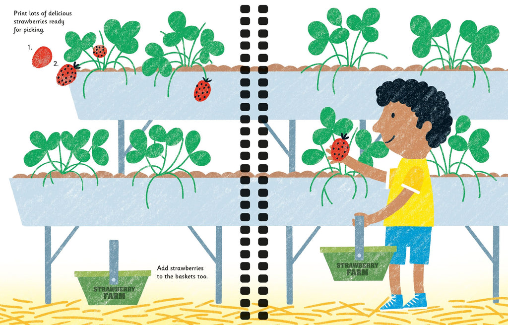 Usborne – Fingerprint Activities Summertime – Carte pentru copii 6+ ani – carte pentru copii Usborne, preview pagini