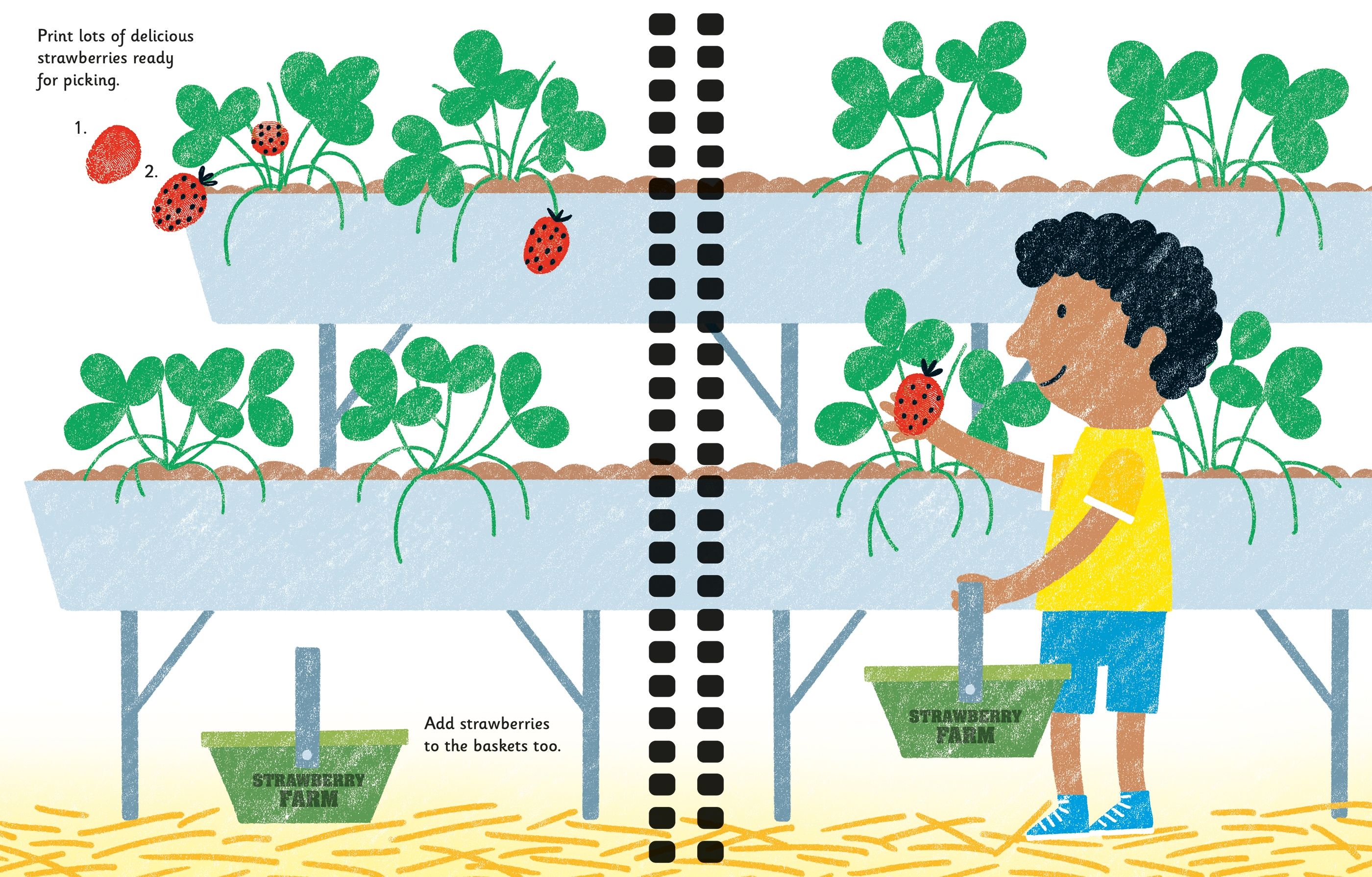 Usborne – Fingerprint Activities Summertime – Carte pentru copii 6+ ani – carte pentru copii Usborne, preview pagini