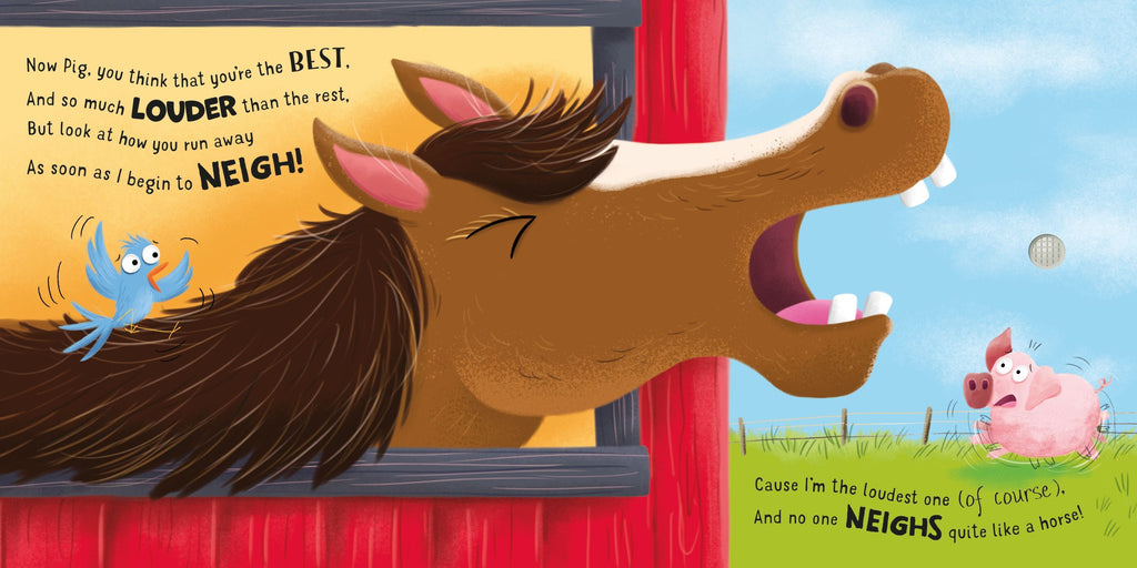 Usborne – Who's the Loudest on the Farm? – Carte pentru copii 12+ luni – carte pentru copii Usborne, detalii conținut