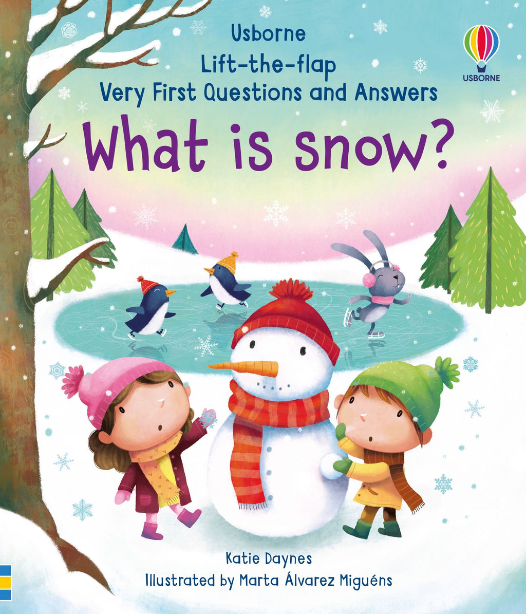 Usborne – Very First Questions and Answers What is Snow? – Carte pentru copii 3+ ani – carte pentru copii Usborne, copertă