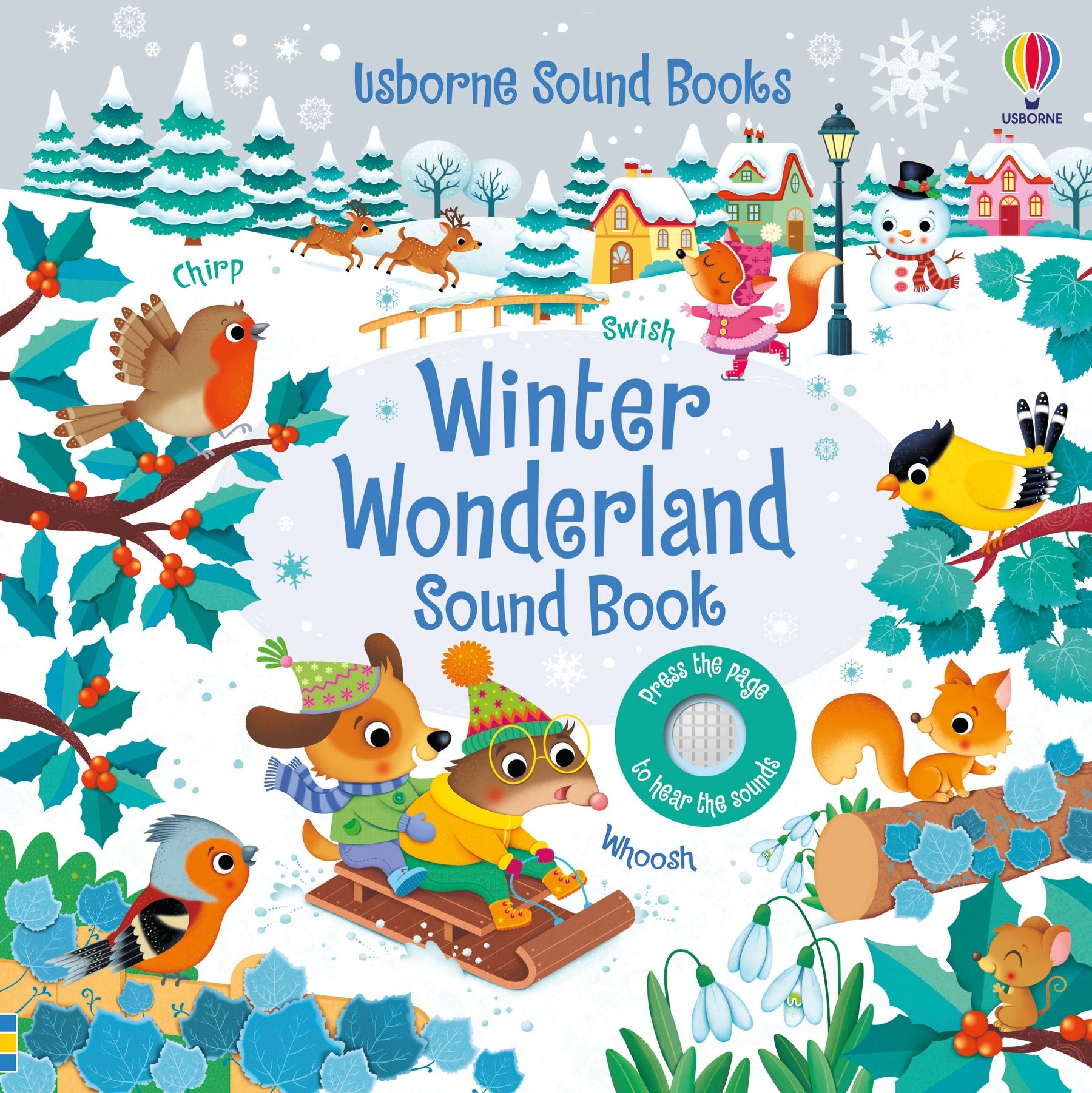 Usborne – Winter Wonderland Sound Book – Carte cu sunete pentru copii 3+ ani – carte pentru copii Usborne, copertă