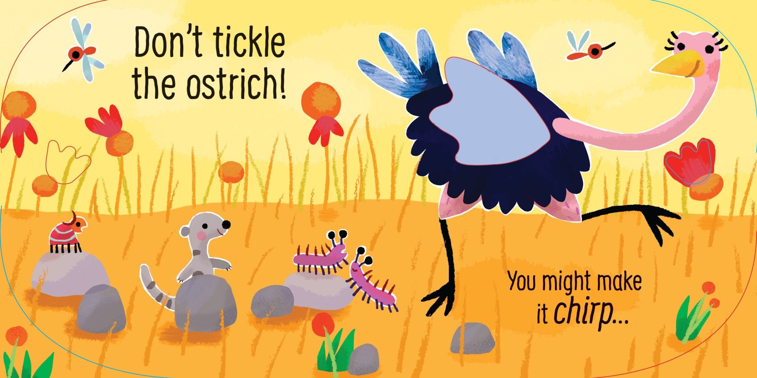Usborne – Don't Tickle the Monkey! – Carte cu sunete pentru copii 6+ luni – carte pentru copii Usborne, pagini interior ilustrate